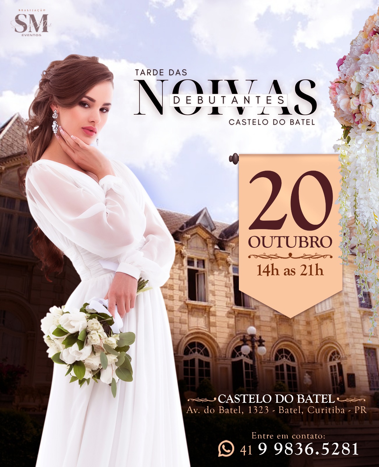 Eventos noivas e debutantes, data dia 20 de outubro de 2024